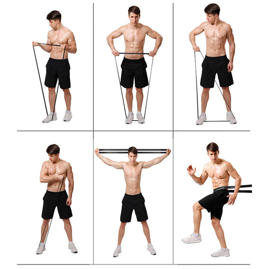 Resistance Bands Exercise Elastic Workout Ruber Loop Strength Rubber Band Gym Fitness Equipment Training Expander Unisex